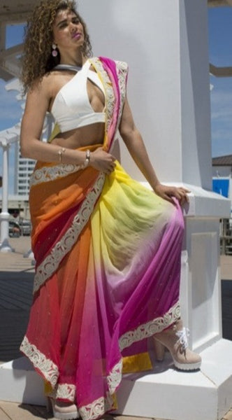 Payal- The Romantic Diva Sari- Edgy Remix- SOLD OUT