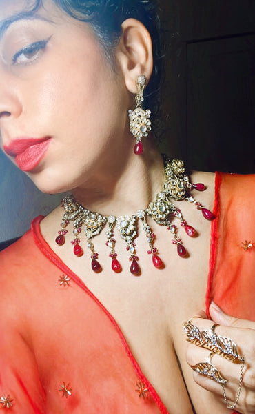 Antique baroque necklace set