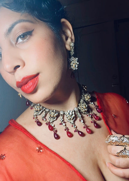 Antique baroque necklace set