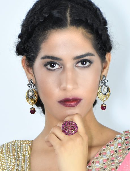 Ruby Rani earrings