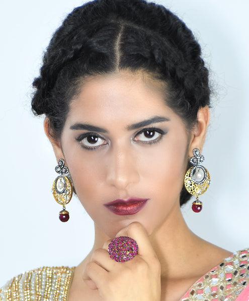 Ruby Rani earrings