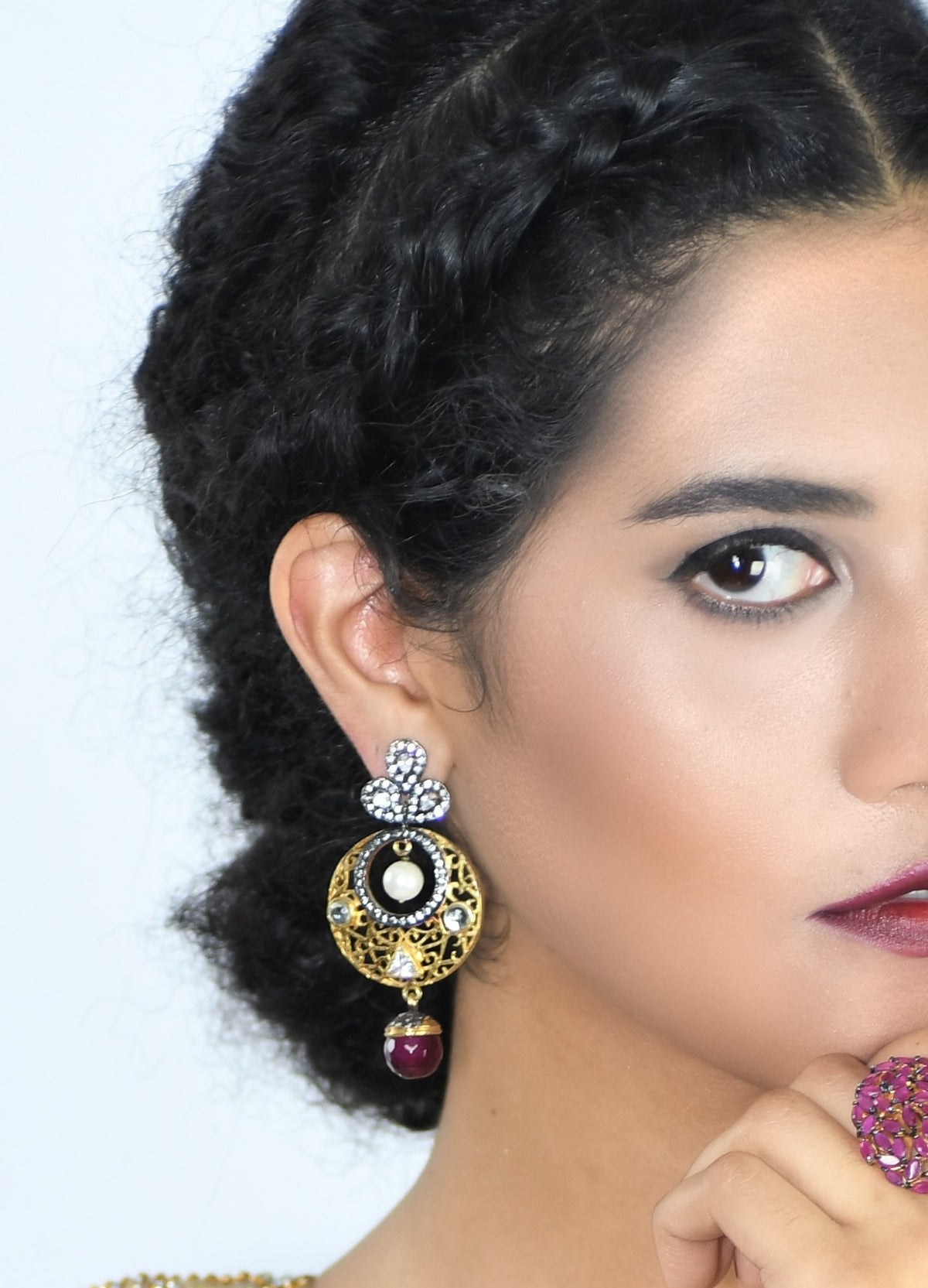 Ruby Rani earrings
