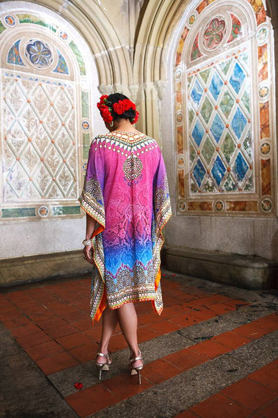 Exotic Regal Digital Print crepe Tunic- SOLD OUT
