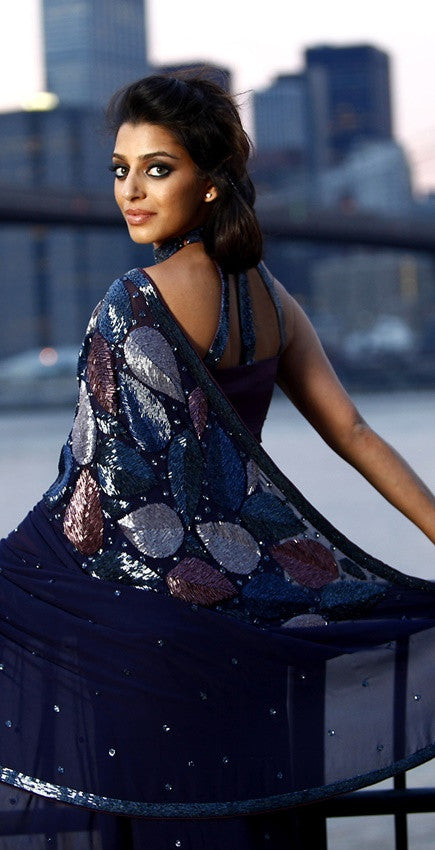 Rekha - city elegance allure sari- SOLD OUT