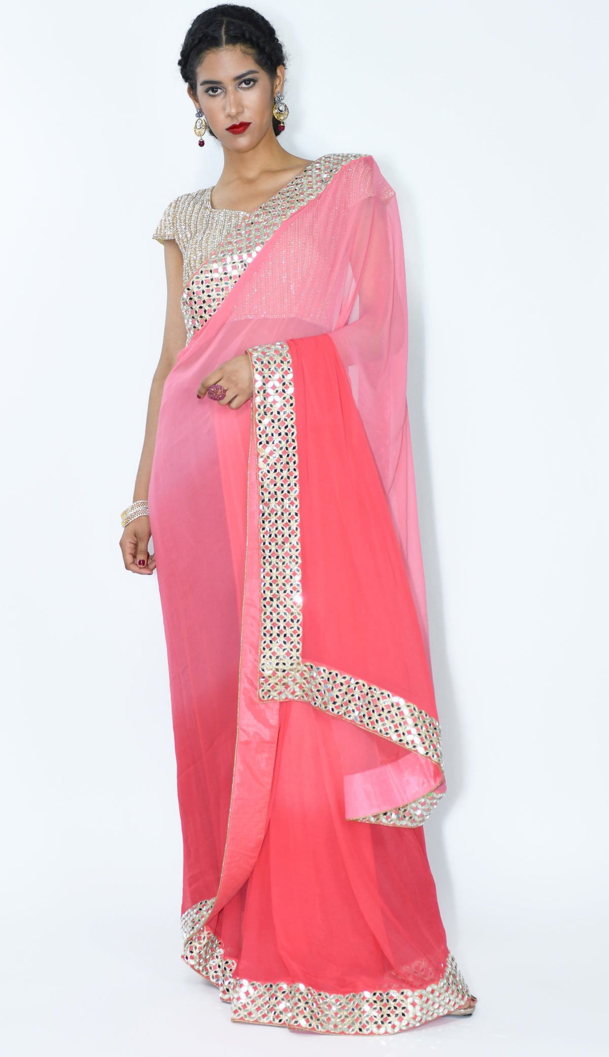 Kareena- Bollywood Classic Georgette Sari